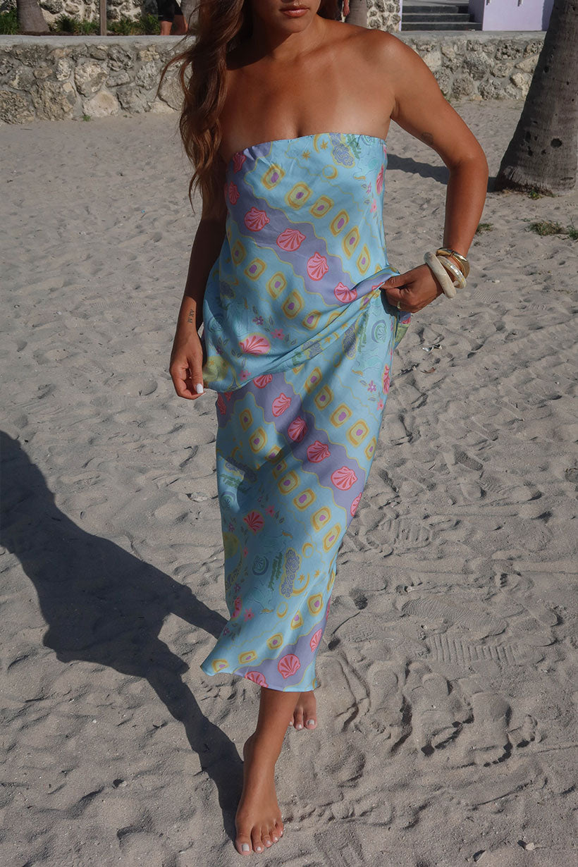 Aquarius Strapless Top
