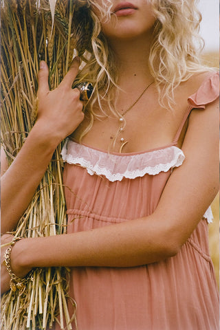 Poison Peach Mini Dress